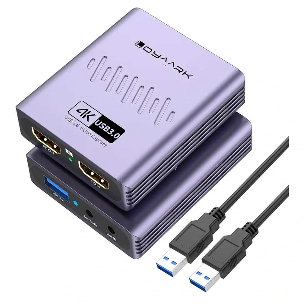4K HDMI Video Capture Card for Nintendo Switch 2, PS5, Xbox, PC,Streaming